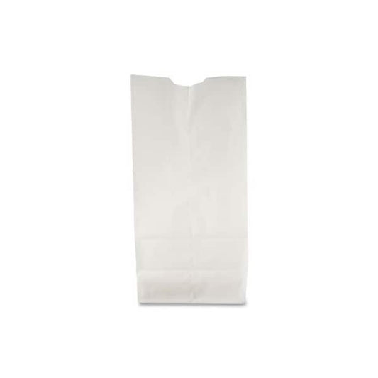 BAG, PAPER GROCERY, 6#, WH
