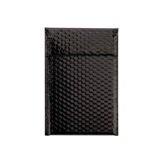 Global Industrial Glamour Bubble Mailers 7-1/2inW x 11inL Black 72/Pack