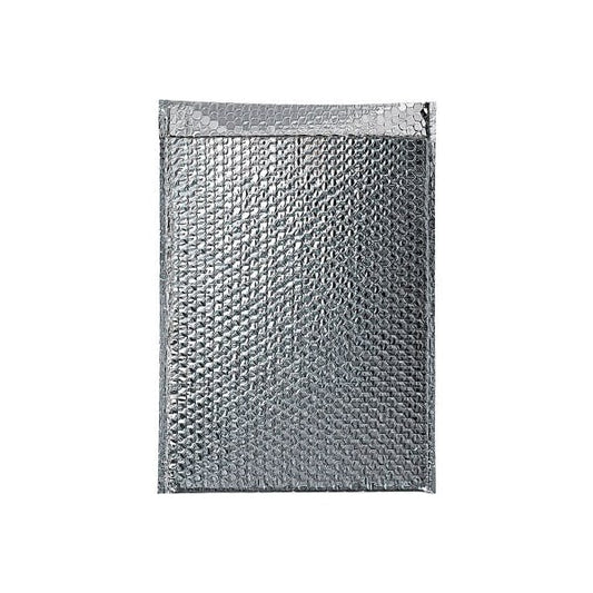 Global Industrial Cool Shield Thermal Bubble Mailers 12inW x 17inL Silver 50/Pack