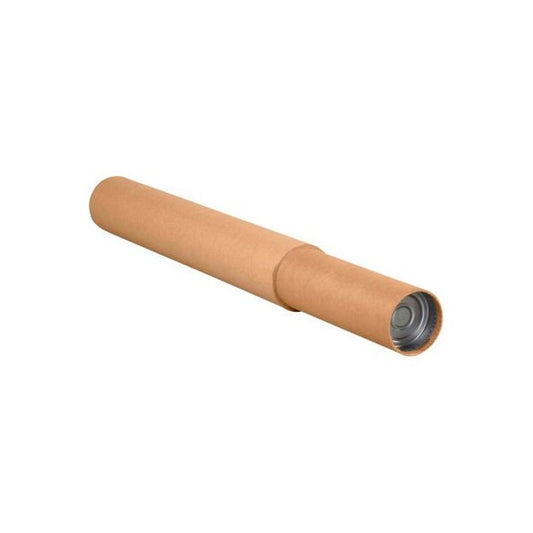 Global Industrial Adjustable Shipping Tube 3-1/4in Dia. x 60-120inL 0.18in Thick Kraft 15/Pk