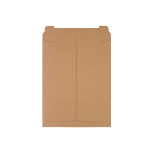 Stayflats Tab Lock Mailers, 18inW x 24inL, Kraft, 50/Pack