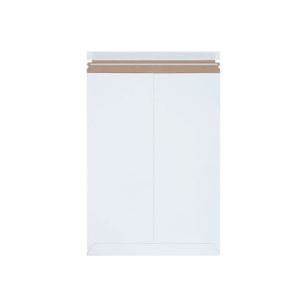 Stayflats Plus Self-Seal Mailers, 13inW x 18inL, White, 100/Pack