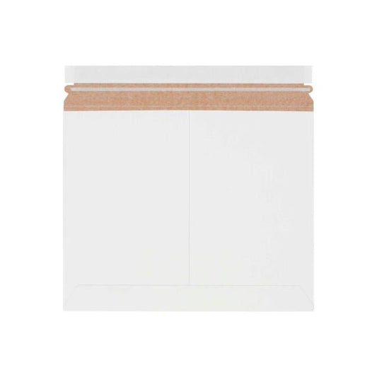 Stayflats Lite Utility Flat Mailers, 12-1/4inW x 9-3/4inL, White, 200/Pack