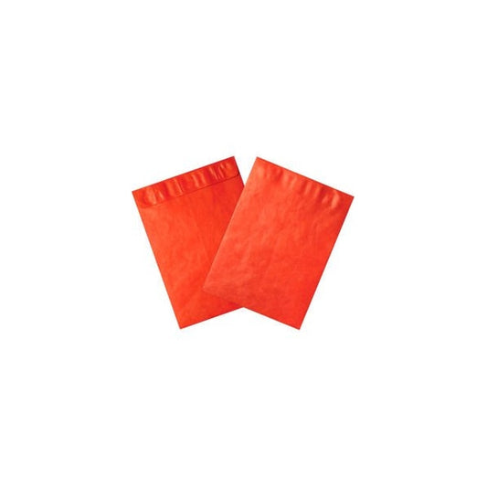 Tyvek Self Seal Colored Envelopes, 10inW x 13inL, Red, 100/Pack