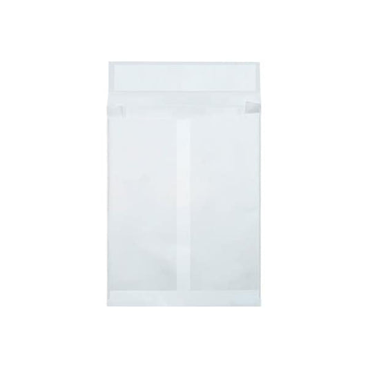 Tyvek Self Seal Expandable Envelopes, 10inW x 13inL x 1-1/2inD, White, 100/Pack