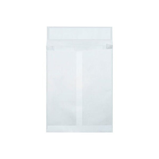 Tyvek Self Seal Expandable Envelopes, 10inW x 13inL x 2inD, White, 100/Pack