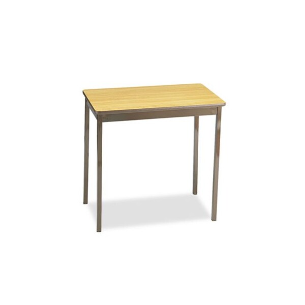 Barricks, Utility Table, Rectangular, 30w X 18d X 30h, Oak/brown