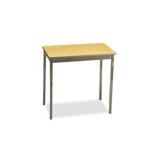 Barricks, Utility Table, Rectangular, 30w X 18d X 30h, Oak/brown