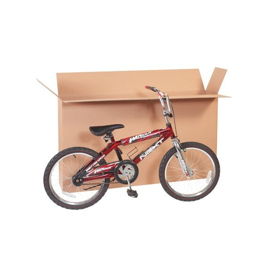 Side Loading Cardboard Corrugated Boxes, 54"L x 8"W x 28"H, Kraft