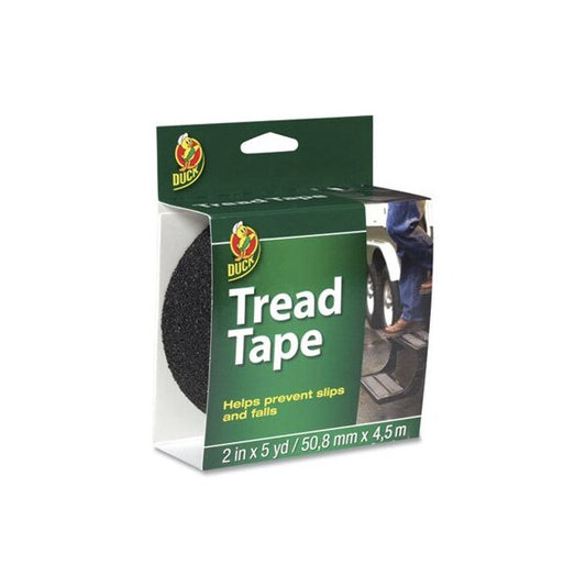 Duck, TREAD TAPE, 2in X 5 YDS, 3in CORE, BLACK