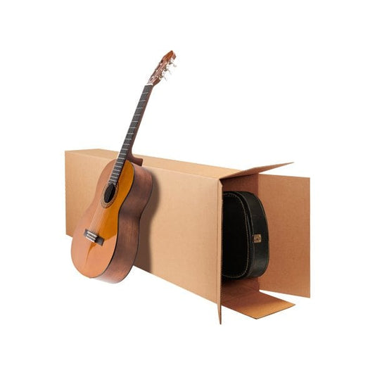 Side Loading Cardboard Corrugated Boxes, 18"L x 6"W x 45"H, Kraft