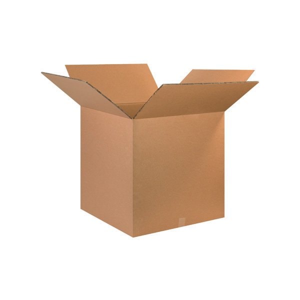 Heavy Duty Double Wall Cardboard Corrugated Boxes, 28"L x 28"W x 28"H, Kraft