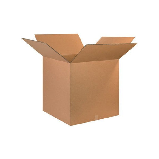 Heavy Duty Double Wall Cardboard Corrugated Boxes, 28"L x 28"W x 28"H, Kraft