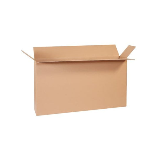 Side Loading Cardboard Corrugated Boxes, 56"L x 10"W x 32"H, Kraft