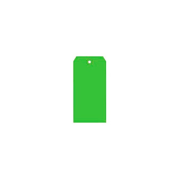 Global Industrial Shipping Tag #7 5-3/4inL x 2-7/8inW Light Green 1000/Pack