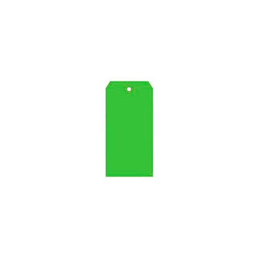 Global Industrial Shipping Tag #7 5-3/4inL x 2-7/8inW Light Green 1000/Pack