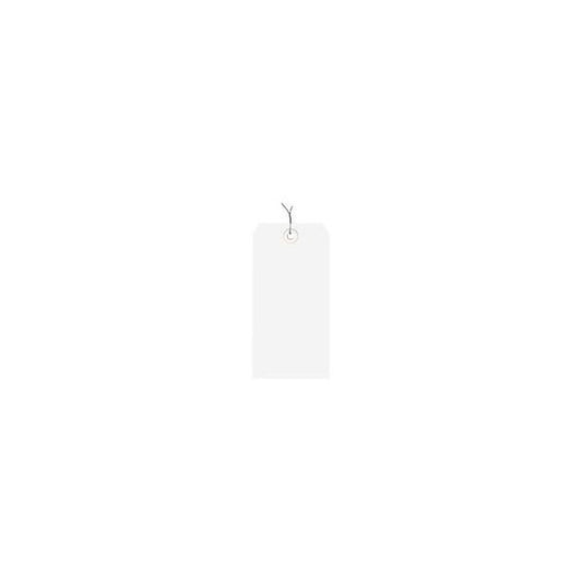 Global Industrial Shipping Tag Pre Wired#2 3-1/4inL x 1-5/8inW White 1000/Pack