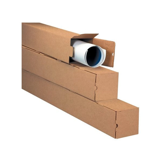 Square Mailing Tubes, 5"W x 5"D x 18"L, Kraft