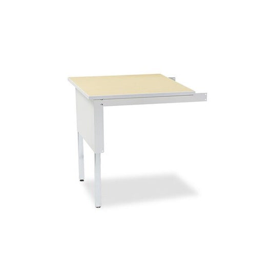Safco, Mailflow-To-Go Mailroom System Table, 30w X 30d X 29-36h, Pebble Gray