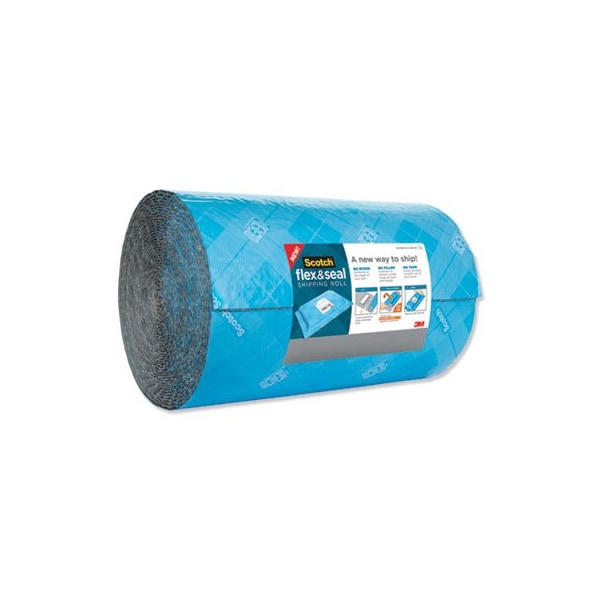 Scotch, FLEX AND SEAL SHIPPING ROLL, 15in X 200 FT, BLUE/GRAY