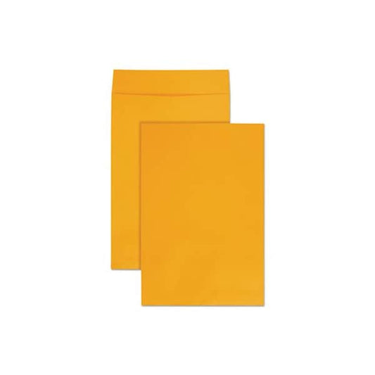 QualityPrk, JUMBO SIZE KRAFT ENVELOPE, FOLD FLAP CLOSURE, 12.5 X 18.5, BROWN KRAFT, 25PK
