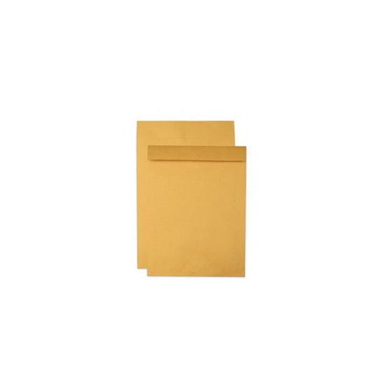 QualityPrk, JUMBO SIZE KRAFT ENVELOPE, FOLD FLAP CLOSURE, 17 X 22, BROWN KRAFT, 25PK