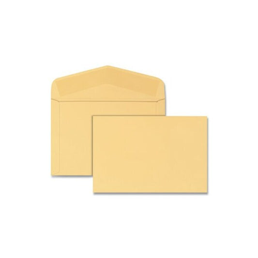 QualityPrk, OPEN-SIDE BOOKLET ENVELOPE, #15, HUB FLAP, GUMMED CLOSURE, 10 X 15, UFF, 100PK