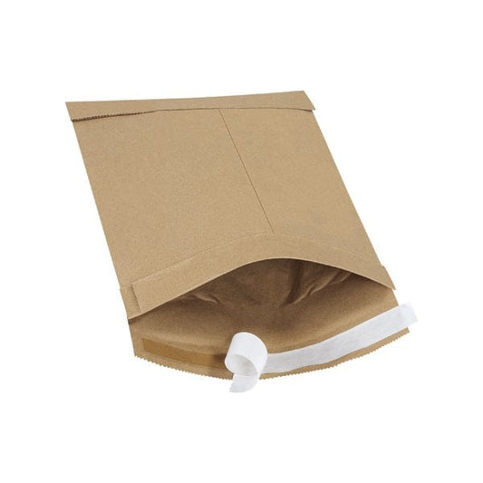 6 x 10'' Kraft #0 Self-Seal Padded Mailers, 25PK