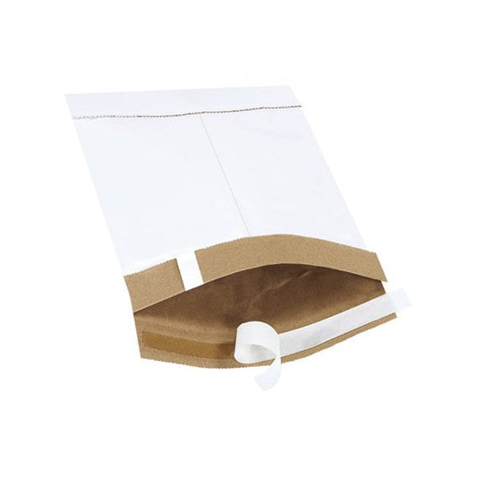 6 x 10'' White #0 Self-Seal Padded Mailers, 250PK