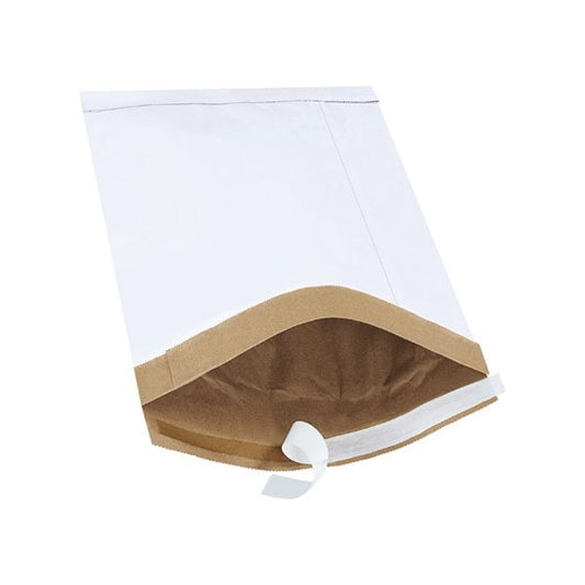 9-1/2 x 14-1/2'' White #4 Self-Seal Padded Mailers, 25PK