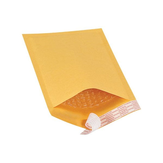 5 x 10'' Kraft Freight Saver Pack #00 Self-Seal Bubble Mailers, 180PK