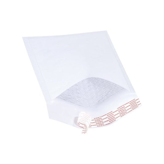 6 x 10'' White #0 Self-Seal Bubble Mailers, 25PK