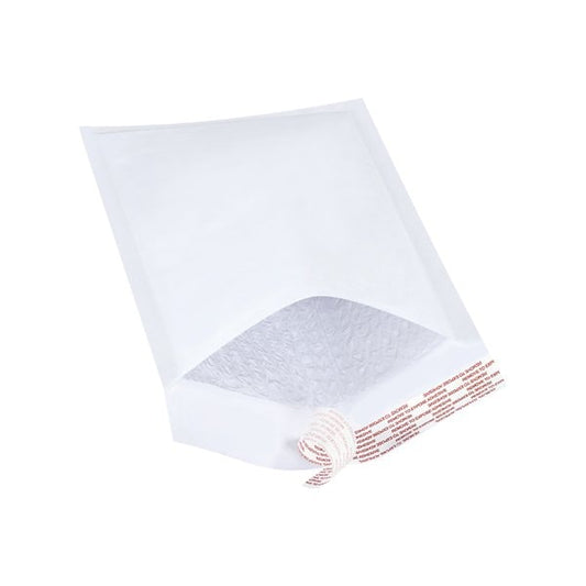 7-1/4 x 12'' White #1 Self-Seal Bubble Mailers, 25PK