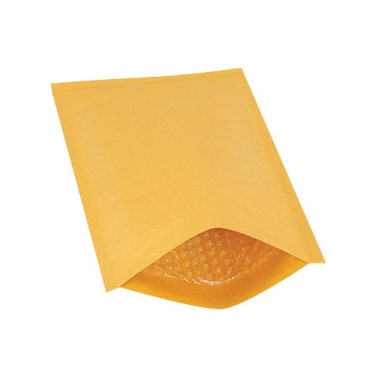 7 1/4 x 12'' Kraft #1 Heat-Seal Bubble Mailers, 100PK