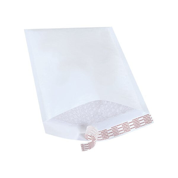 8-1/2 x 14-1/2'' White #3 Self-Seal Bubble Mailers, 100PK