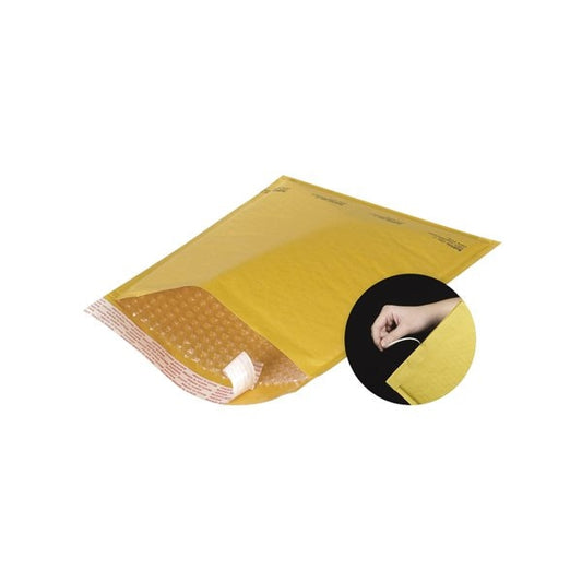 7-1/4 x 12'' Kraft #1 Self-Seal Bubble Mailers w/Tear Strip, 25PK