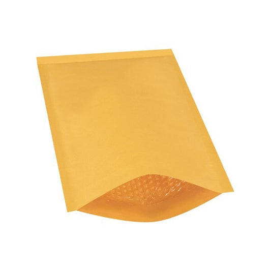 9-1/2 x 14-1/2'' Kraft #4 Heat-Seal Bubble Mailers, 25PK