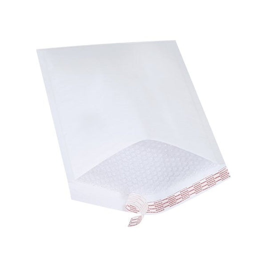 10-1/2 x 16'' White #5 Self-Seal Bubble Mailers, 25PK