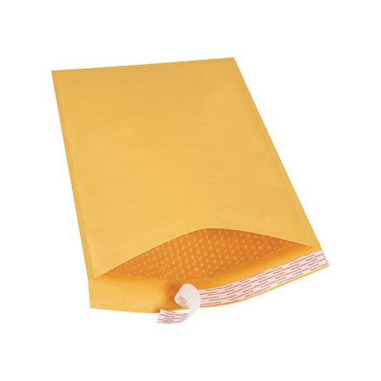 12-1/2 x 19'' Kraft #6 Self-Seal Bubble Mailers, 50PK