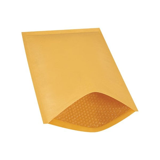 12-1/2 x 19'' Kraft #6 Heat-Seal Bubble Mailers, 25PK