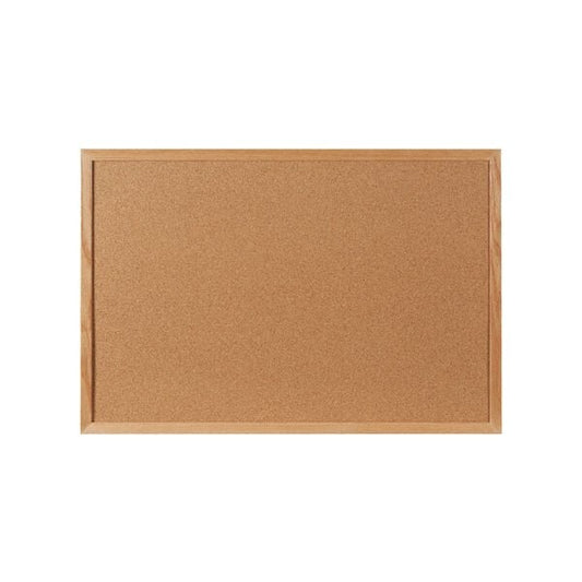 3 x 2' Cork Board with Oak Frame