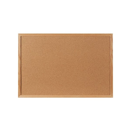 4 x 3' Cork Board with Oak Frame