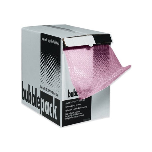 1/2'' x 12'' x 50' Anti-Static Bubble Dispenser Pack