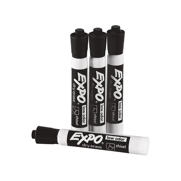 Expo Black Dry Erase Markers, 12PK