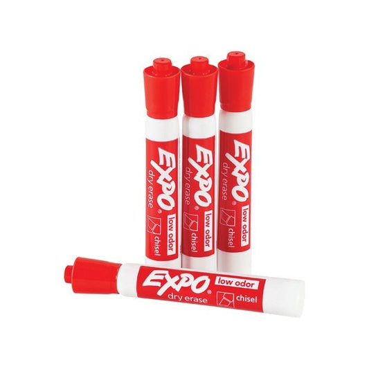 Expo Red Dry Erase Markers, 12PK