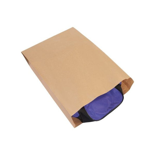 17 x 4 x 24'' Kraft Gusseted Merchandise Bags, 500PK
