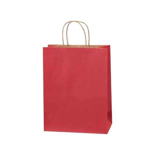 10 x 5 x 13'' Scarlet Tinted Shopping Bags, 250PK