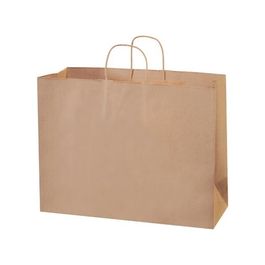 16 x 6 x 12'' Kraft Paper Shopping Bags, 250PK