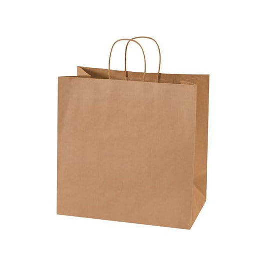 13 x 7 x 13'' Kraft Shopping Bags, 250PK