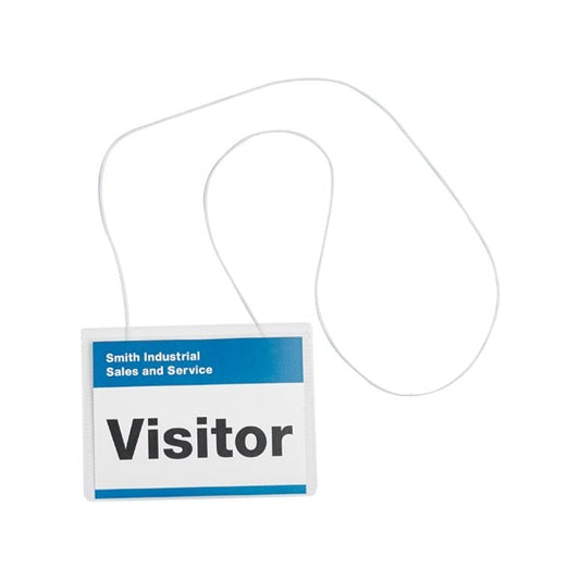 4 x 3'' Hanging Style Badge Holders, 50PK
